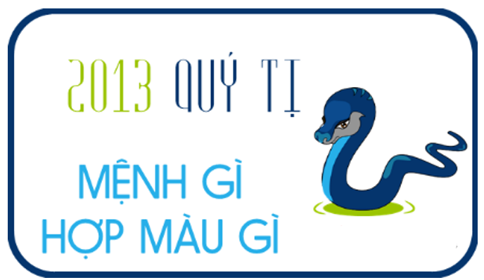 QUý Tỵ hợp màu gì